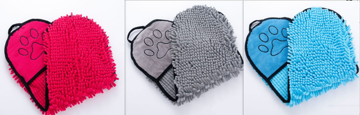 Dogs and Cat Towels - Super Absorbent Dog Bathrobe Microfiber Bath Towels, Quick-Drying Cat Bath Towel