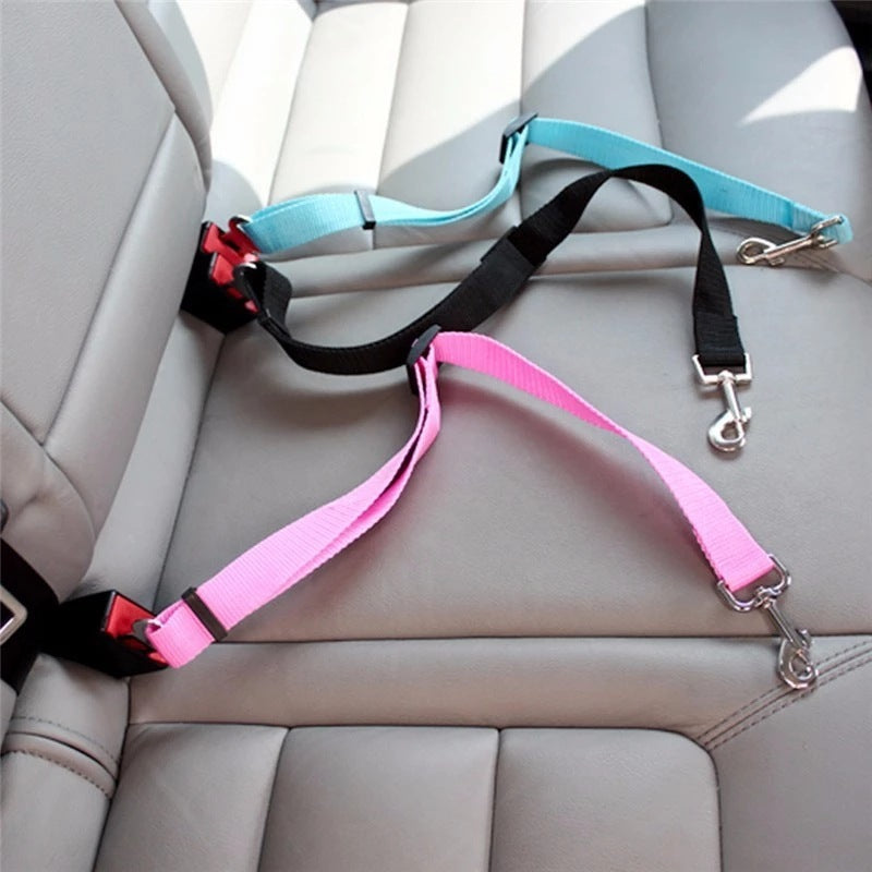 Adjustable Cat and Dog Car Seat Belt