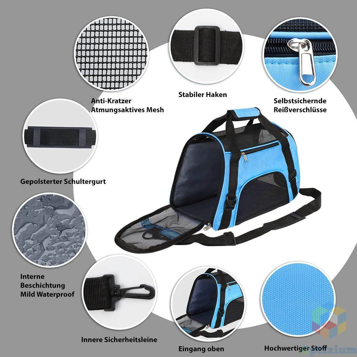 Amazing and Comfortable Pet Carrier Bag - Foldable by the Sides