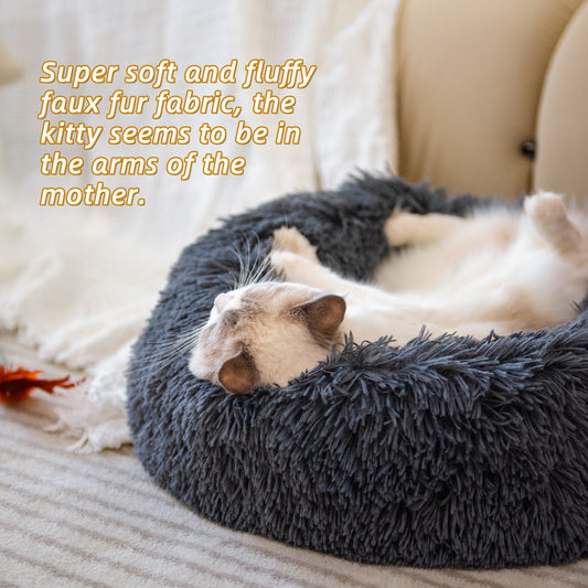 Round Dog Beds For Small Dogs and Cat's