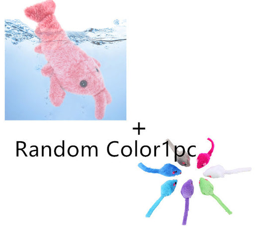 Cat and Dog Toy - Electric Jumping Shrimp with USB Charging Simulation