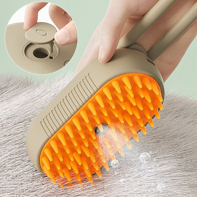 Easy Grooming with Cat Steam Brush and Steamy Dog Brush
