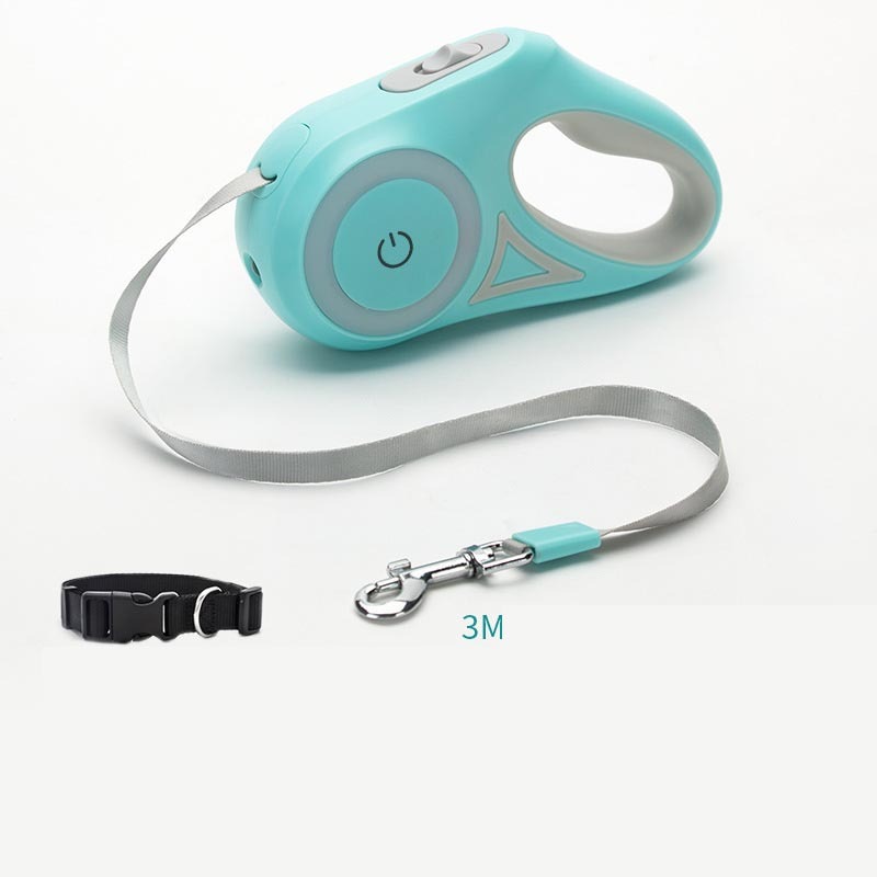 Retractable Dog Leash And Dog Collar