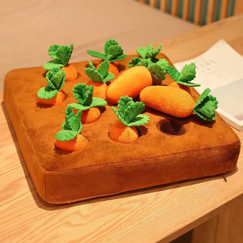 Dog Accessories - Carrot Plush Pet Toy