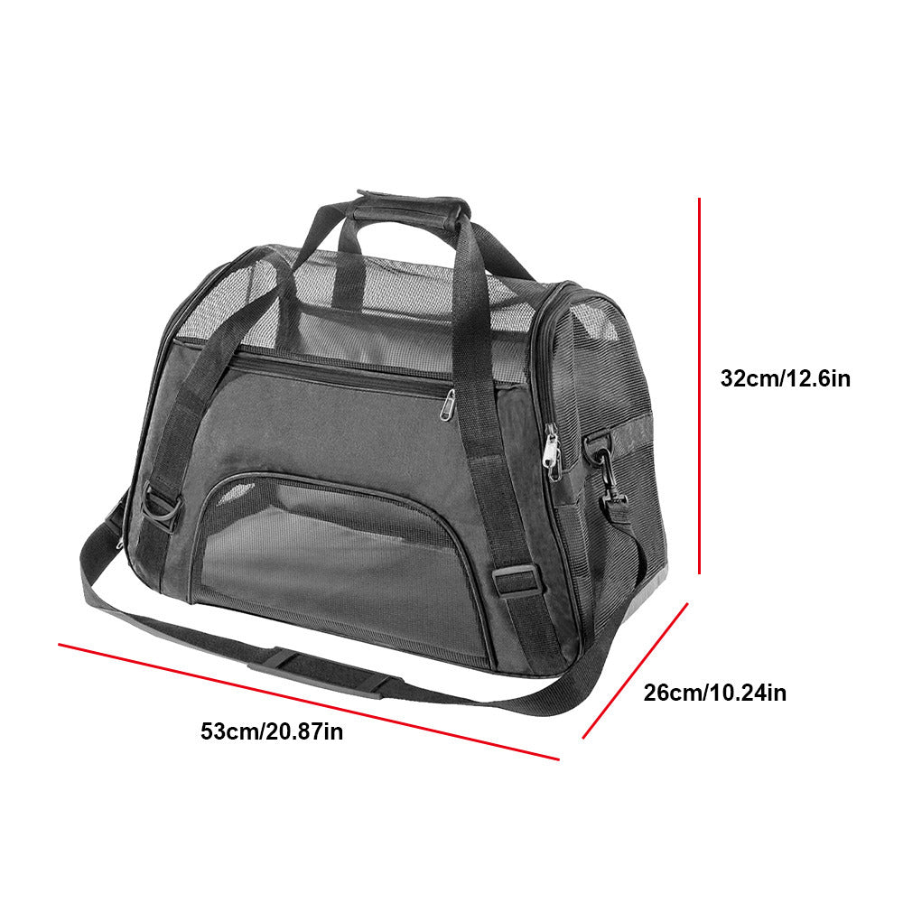 Amazing and Comfortable Pet Carrier Bag - Foldable by the Sides