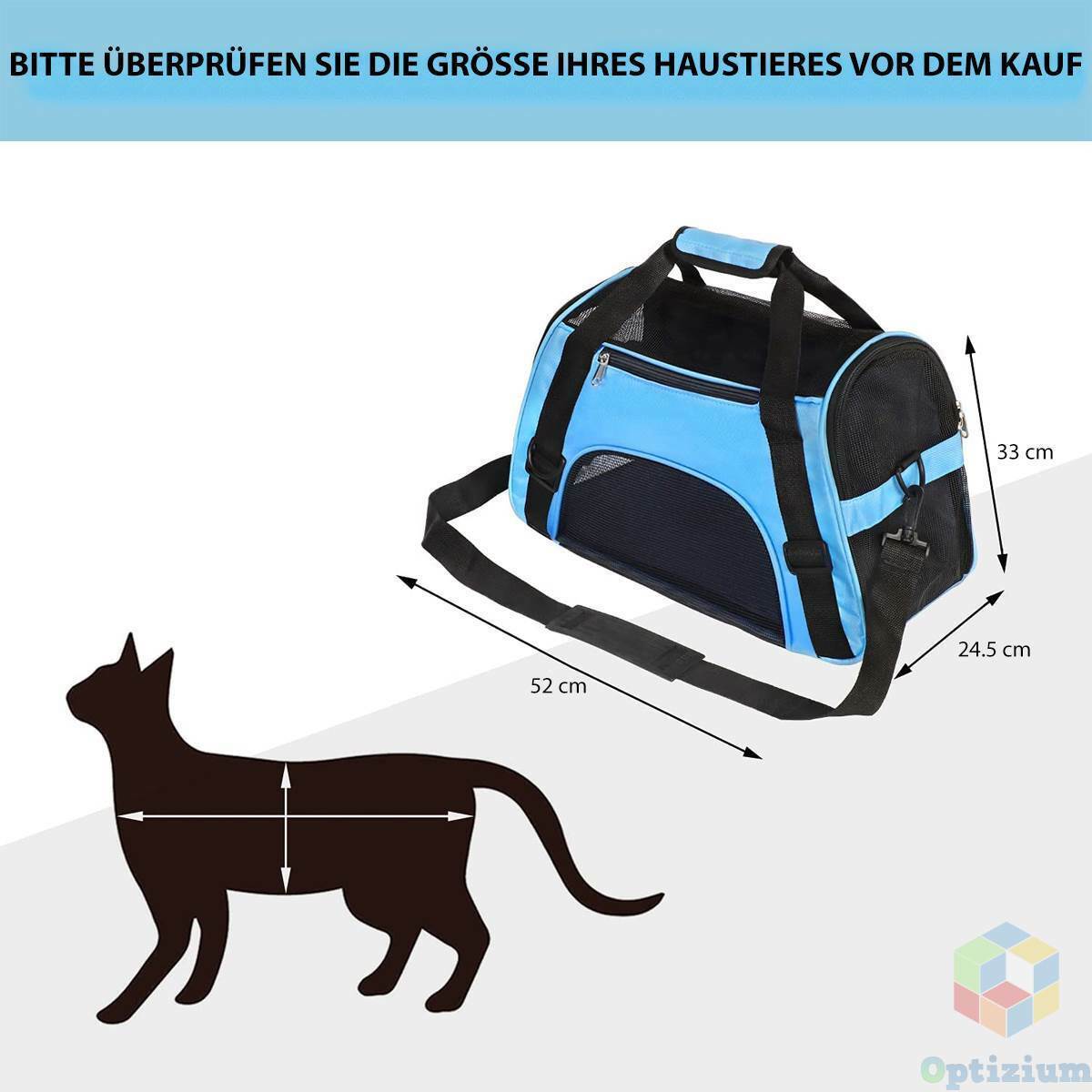 Amazing and Comfortable Pet Carrier Bag - Foldable by the Sides