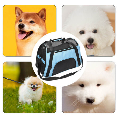 Amazing and Comfortable Pet Carrier Bag - Foldable by the Sides