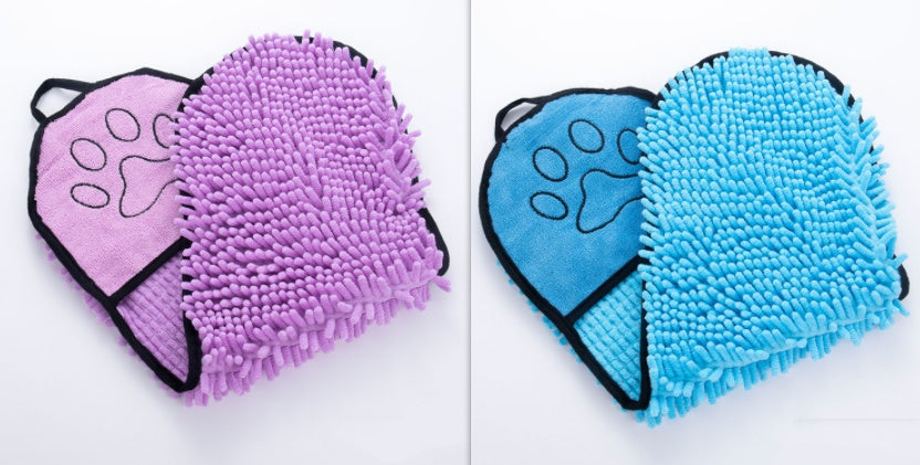 Dogs and Cat Towels - Super Absorbent Dog Bathrobe Microfiber Bath Towels, Quick-Drying Cat Bath Towel