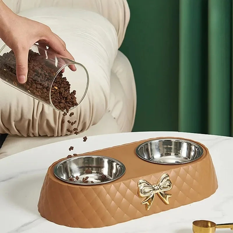 Cat and Dog Food and Water Bowls