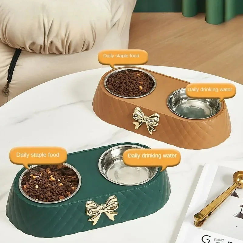 Cat and Dog Food and Water Bowls
