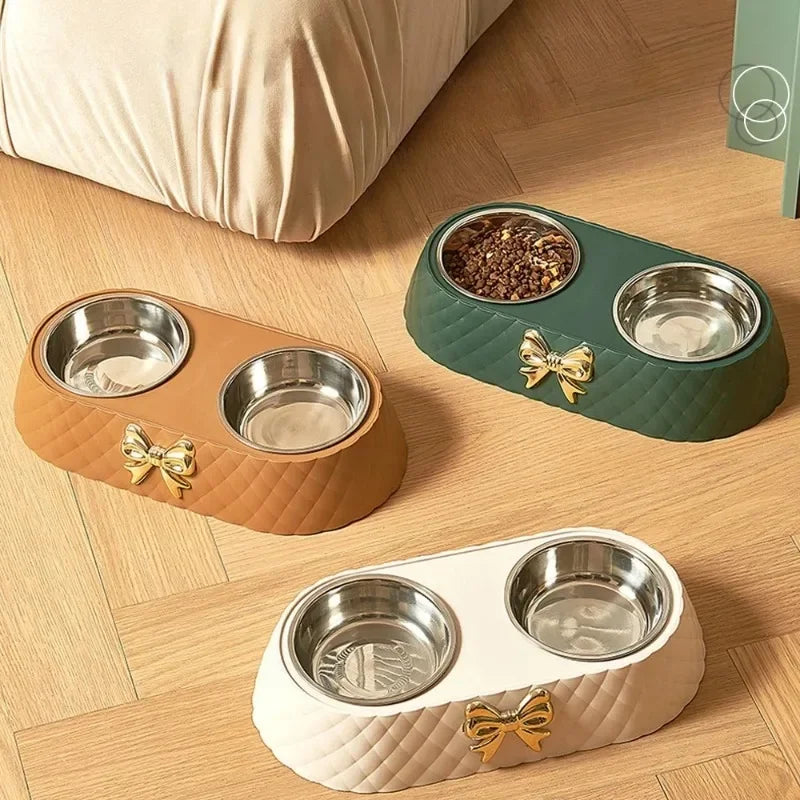 Cat and Dog Food and Water Bowls