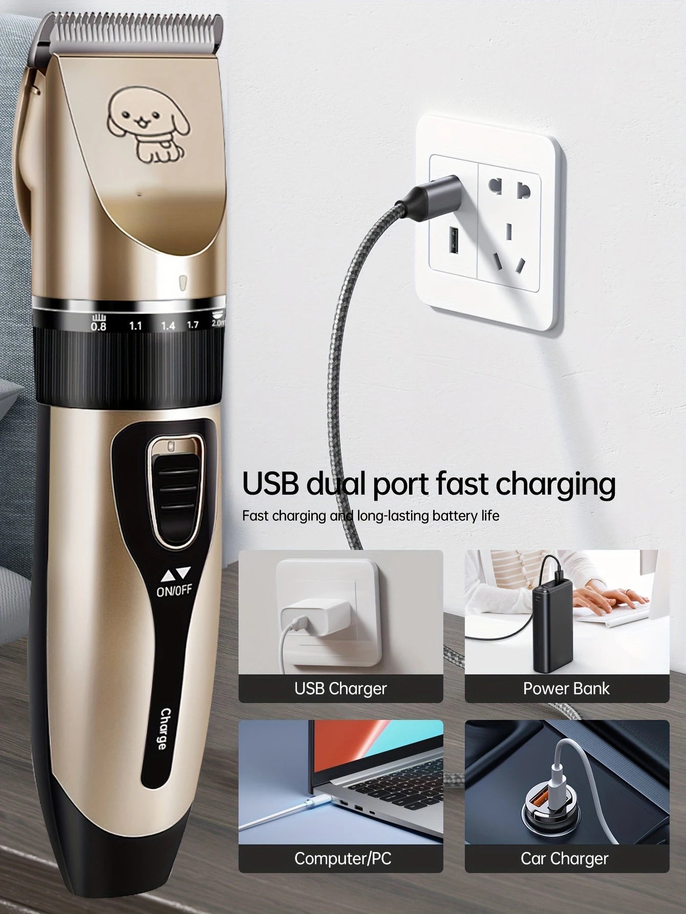 Electric Pet Hair Trimmer