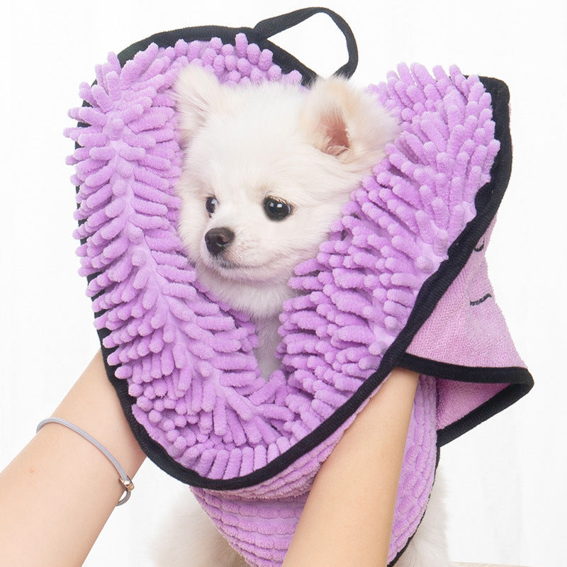 Dogs and Cat Towels - Super Absorbent Dog Bathrobe Microfiber Bath Towels, Quick-Drying Cat Bath Towel