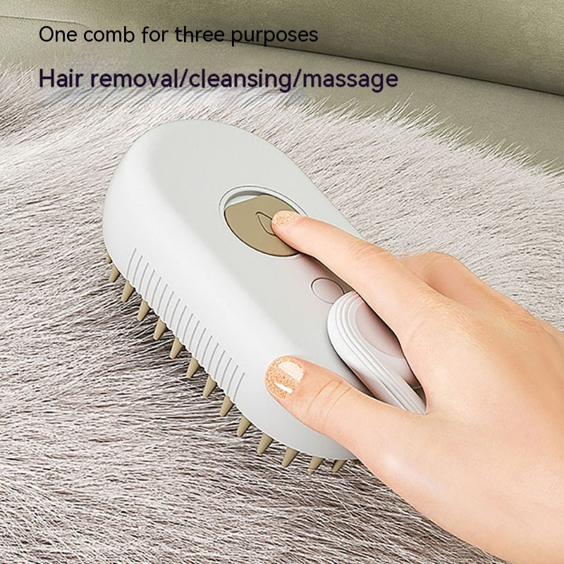 Easy Grooming with Cat Steam Brush and Steamy Dog Brush