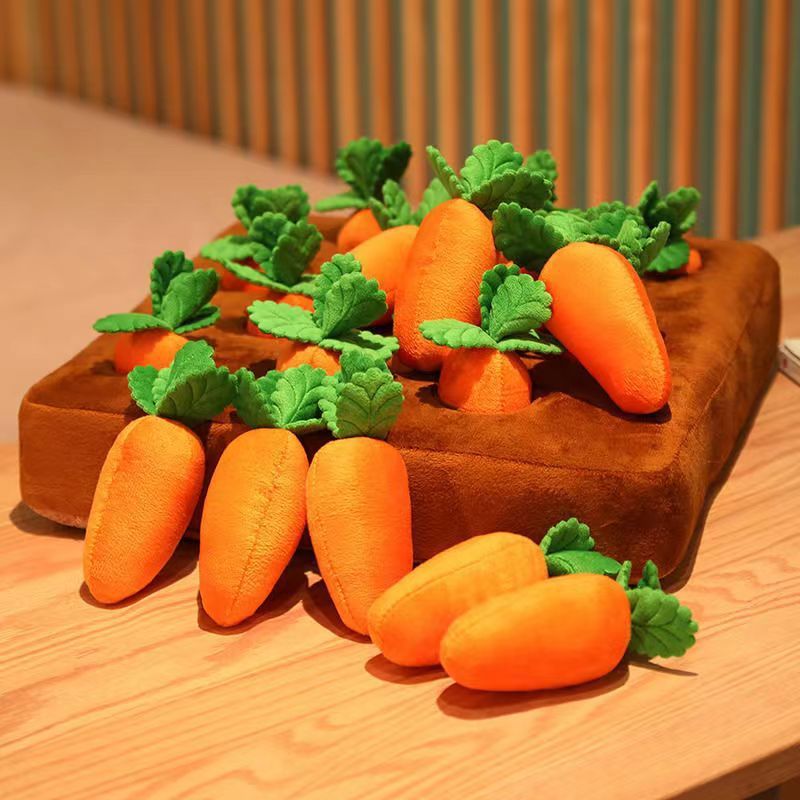 Dog Accessories - Carrot Plush Pet Toy