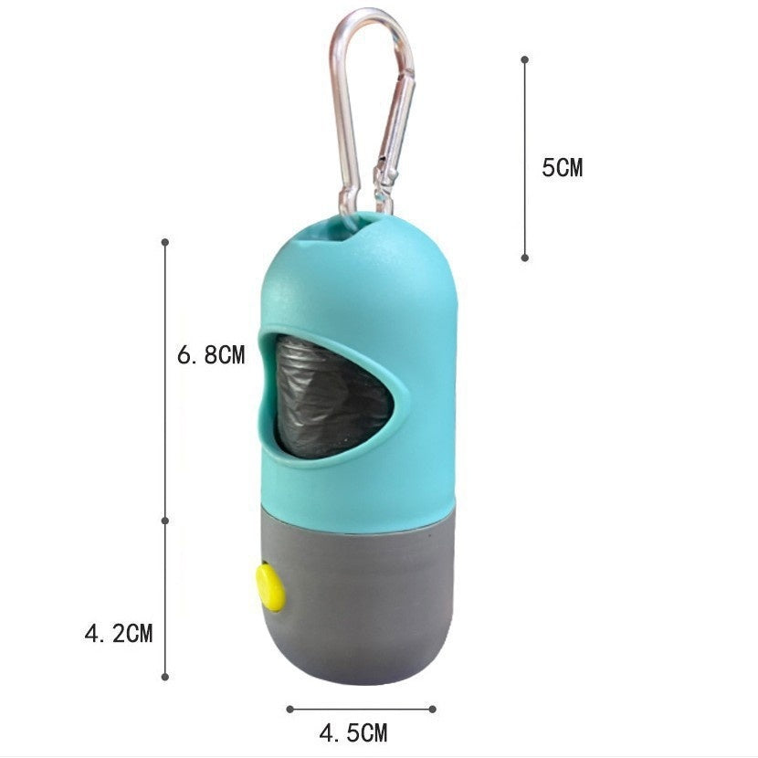 Led Light Pet Waste Bag Dispenser For Dogs and Cats Poop with Scooper Waste Bags