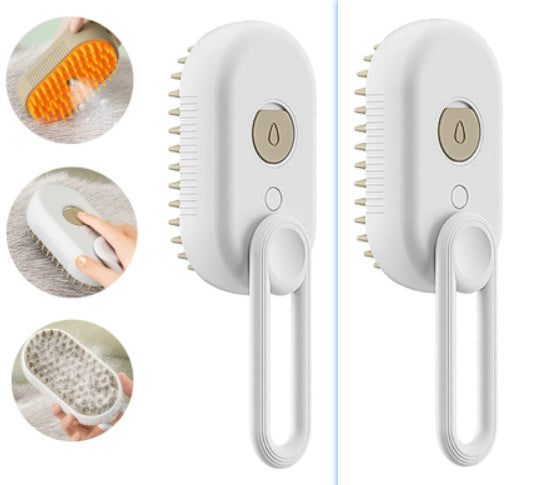 Easy Grooming with Cat Steam Brush and Steamy Dog Brush