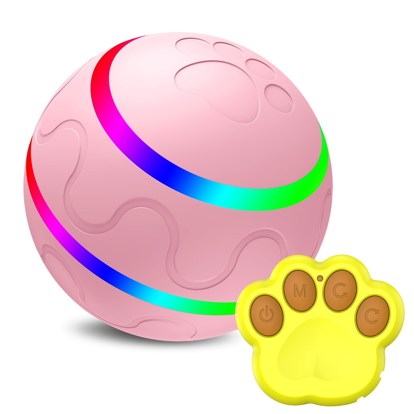 New Cat Toy - Intelligent Ball with USB and Automatic Rotation Ball