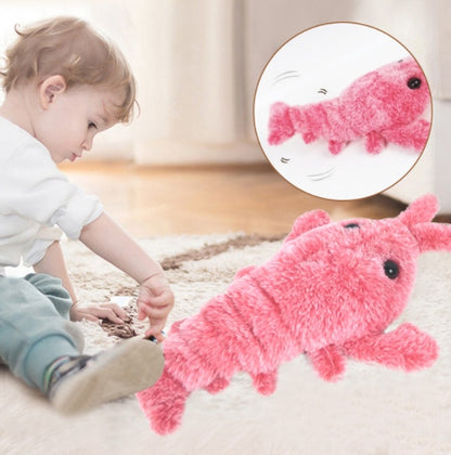 Cat and Dog Toy - Electric Jumping Shrimp with USB Charging Simulation