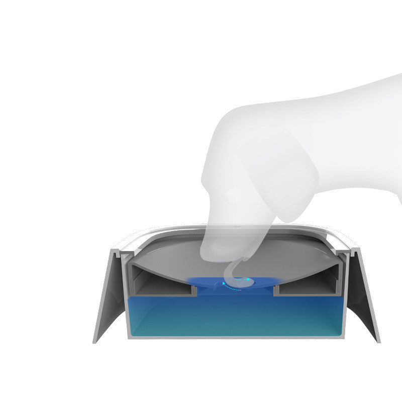 1.5L Cat and Dog Water Bowl, Anti-Overflow, and  Slow Water Pet Fountain