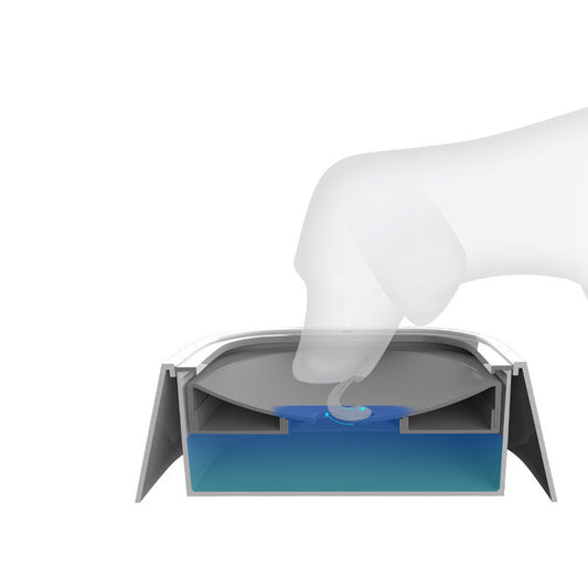 1.5L Cat and Dog Water Bowl, Anti-Overflow, and  Slow Water Pet Fountain