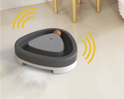 Funny Cat Triangle Turntable Electric Scratcher