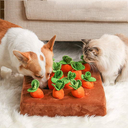 Dog Accessories - Carrot Plush Pet Toy