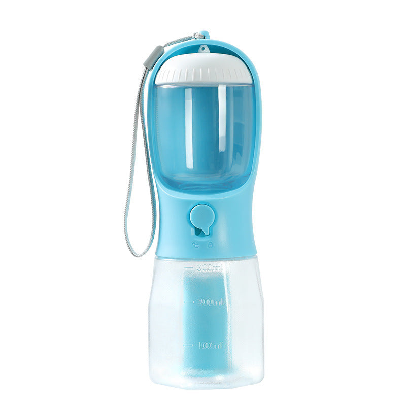 Dog Water Cup Drinking Food, Garbage Bag Three-in-one Portable Small Multi-functional Pet Cups