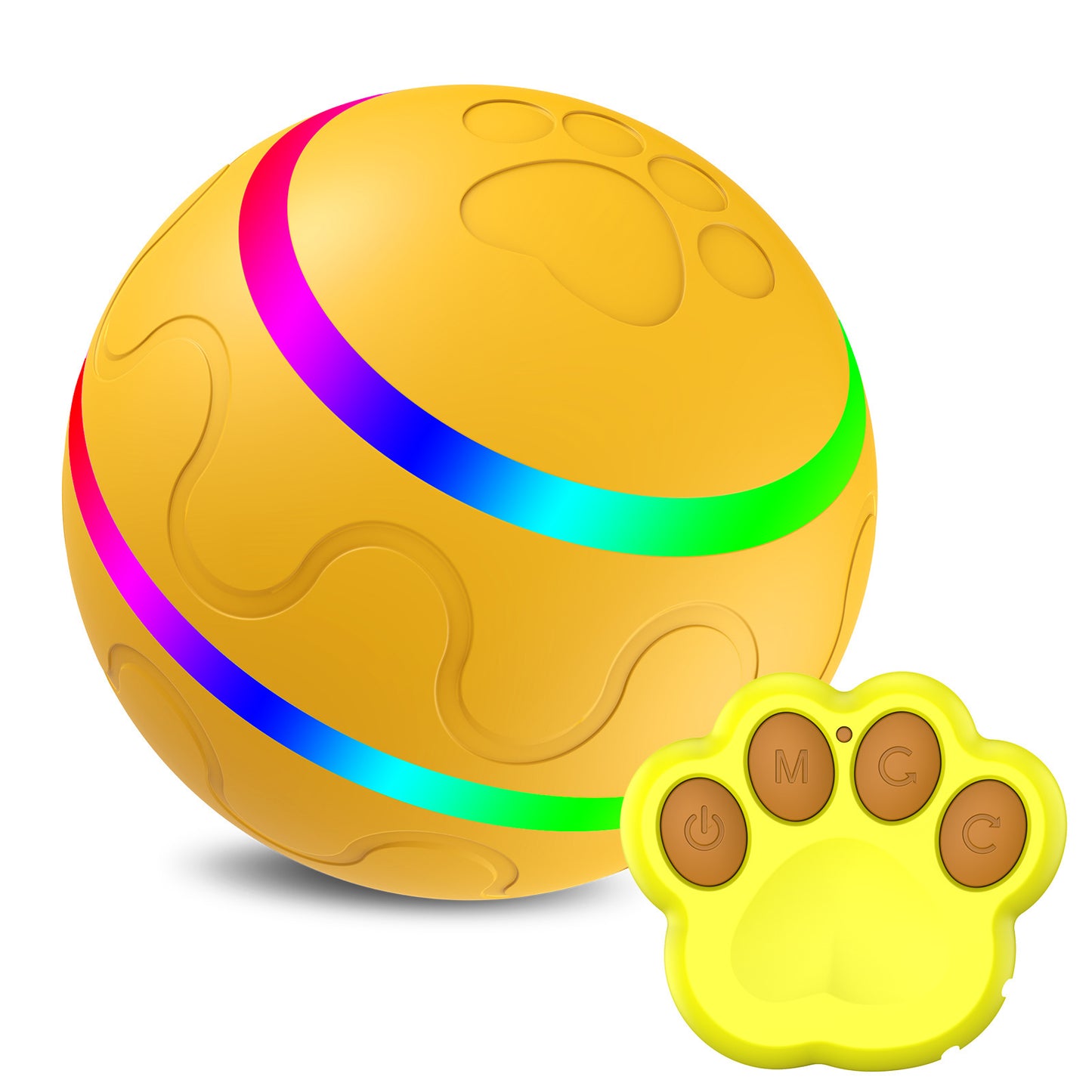 New Cat Toy - Intelligent Ball with USB and Automatic Rotation Ball