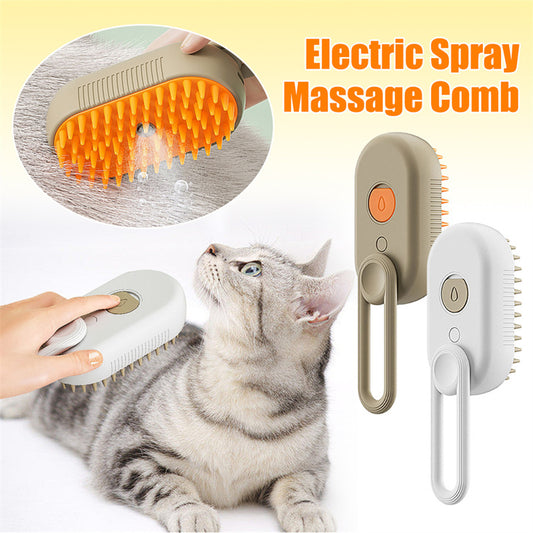 Easy Grooming with Cat Steam Brush and Steamy Dog Brush