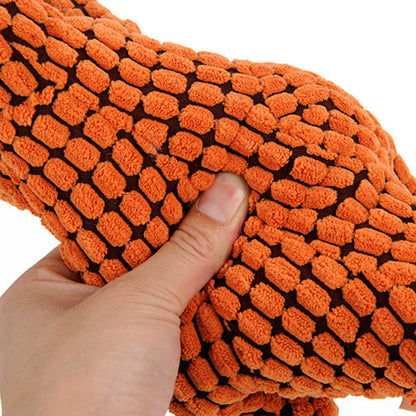 Dog and Cat Chewy Plush Toy - Dinosaur