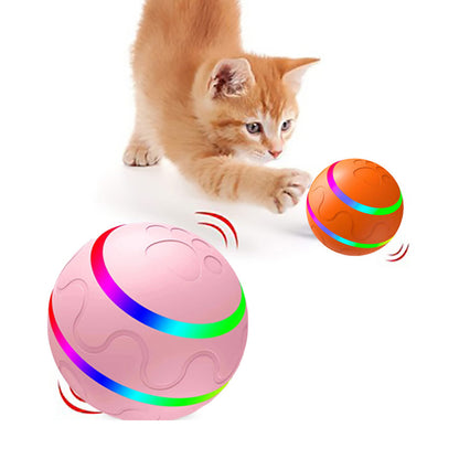 New Cat Toy - Intelligent Ball with USB and Automatic Rotation Ball
