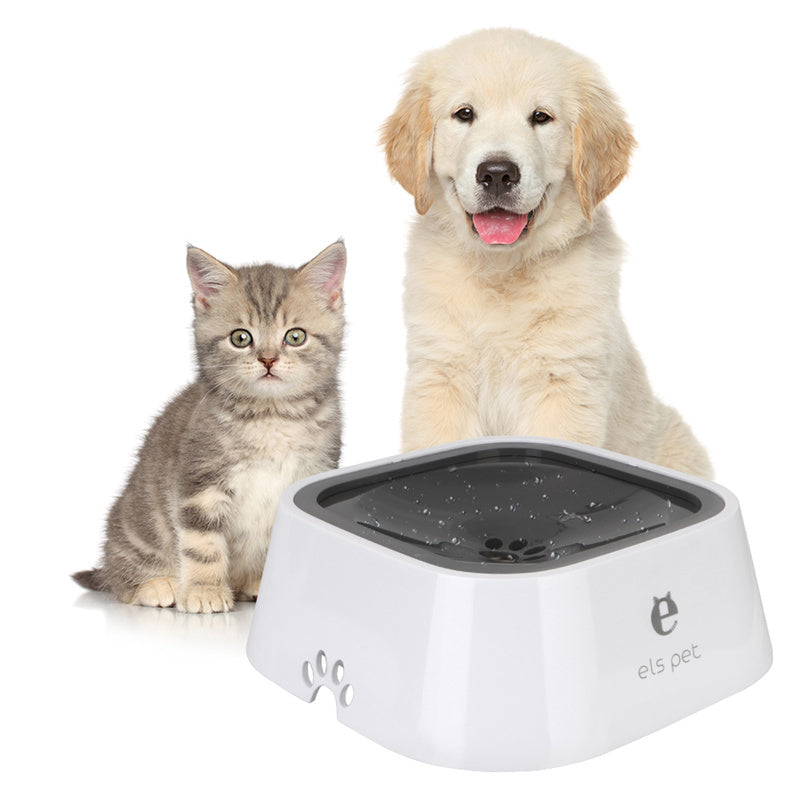 1.5L Cat and Dog Water Bowl, Anti-Overflow, and  Slow Water Pet Fountain