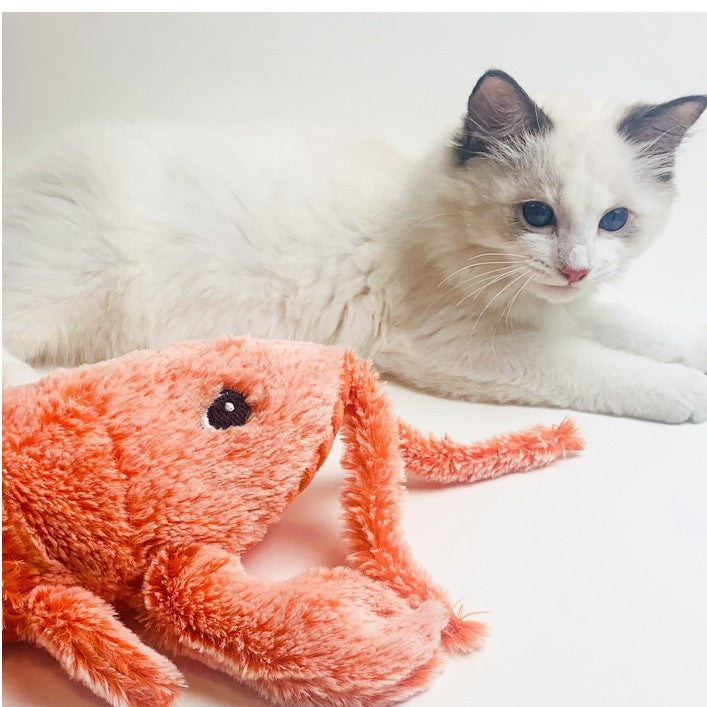Cat and Dog Toy - Electric Jumping Shrimp with USB Charging Simulation