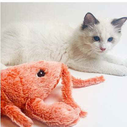 Cat and Dog Toy - Electric Jumping Shrimp with USB Charging Simulation