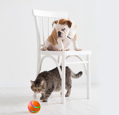New Cat Toy - Intelligent Ball with USB and Automatic Rotation Ball