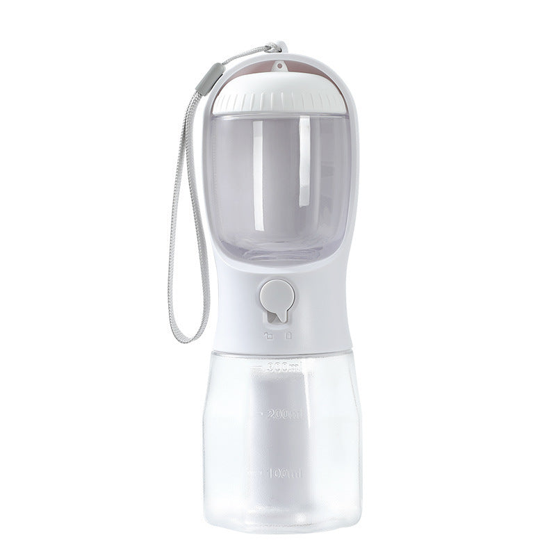 Dog Water Cup Drinking Food, Garbage Bag Three-in-one Portable Small Multi-functional Pet Cups