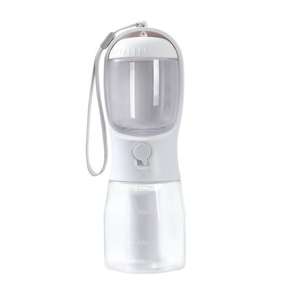 Dog Water Cup Drinking Food, Garbage Bag Three-in-one Portable Small Multi-functional Pet Cups