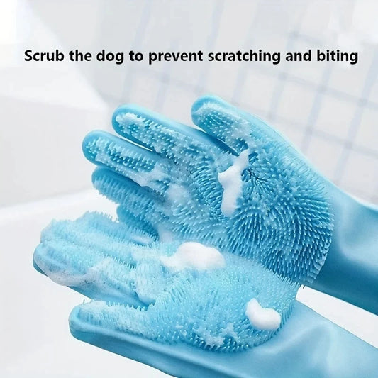 Pet Grooming Gloves For Dogs and Cats