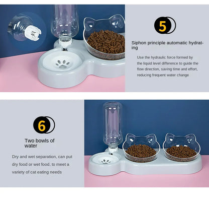 Pet Elevated Bowls for Cats and Dogs