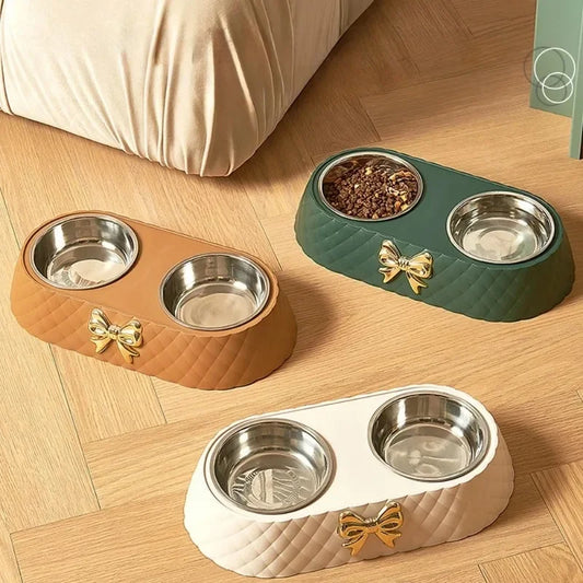 Cat and Dog Food and Water Bowls