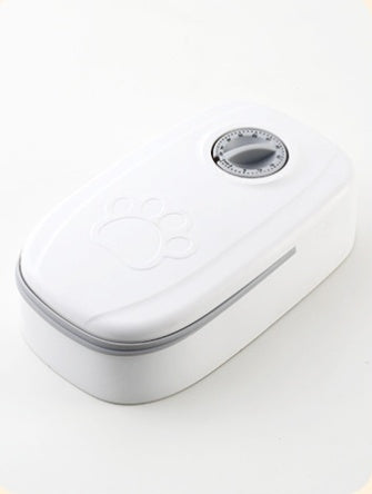 Smart Food Dispenser For Cats Dogs with a Stainless Steel Bowl