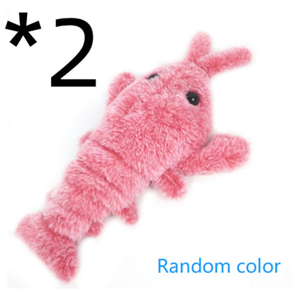 Cat and Dog Toy - Electric Jumping Shrimp with USB Charging Simulation