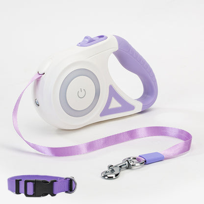 Retractable Dog Leash And Dog Collar