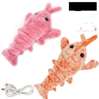 Cat and Dog Toy - Electric Jumping Shrimp with USB Charging Simulation
