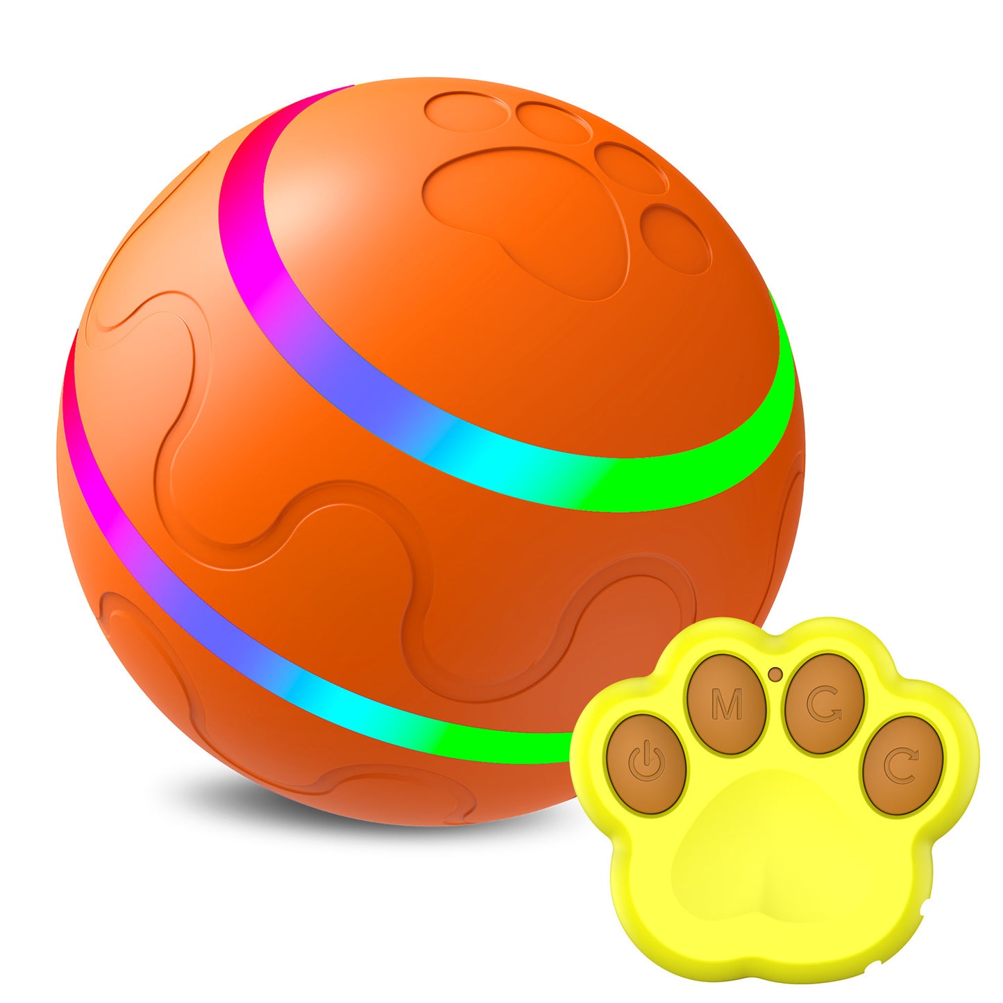 New Cat Toy - Intelligent Ball with USB and Automatic Rotation Ball