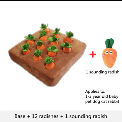 Dog Accessories - Carrot Plush Pet Toy