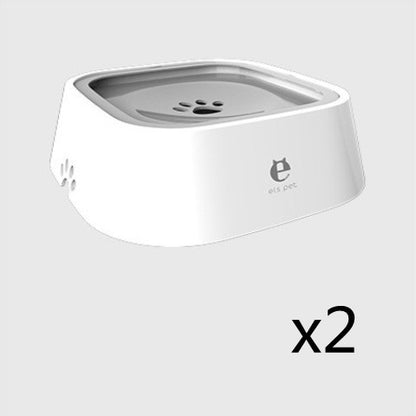 1.5L Cat and Dog Water Bowl, Anti-Overflow, and  Slow Water Pet Fountain